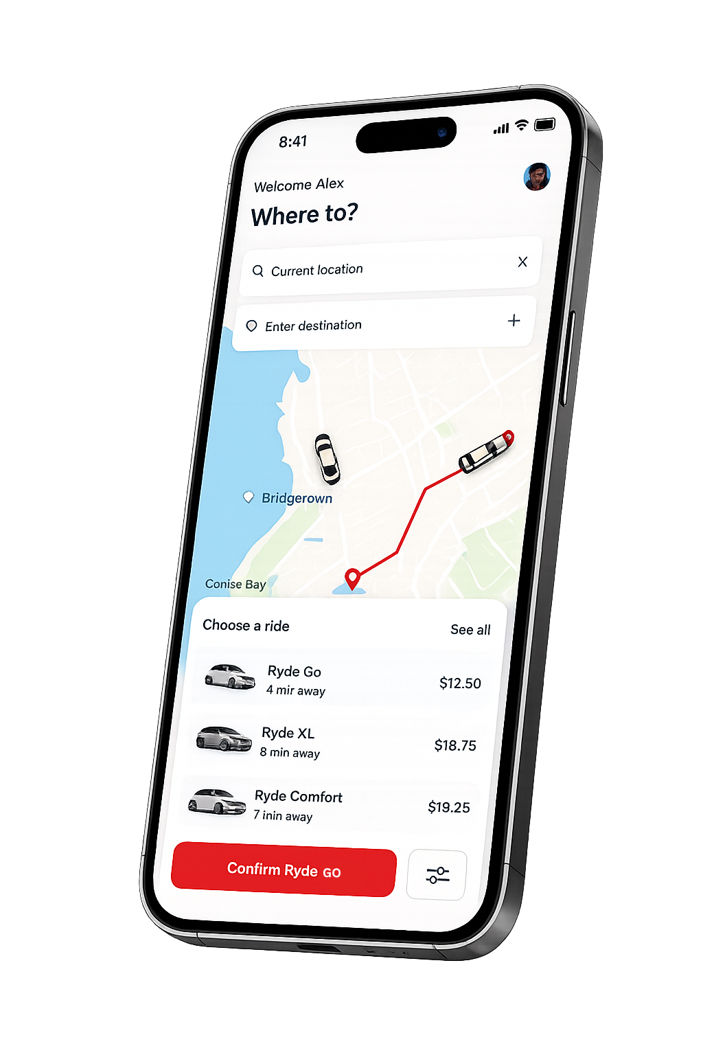 Ryde Go App